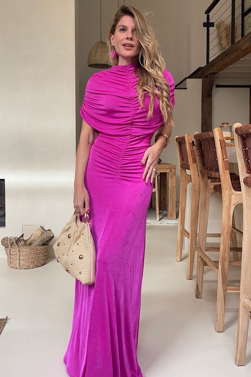 Vestido Buganvilla Drapeado