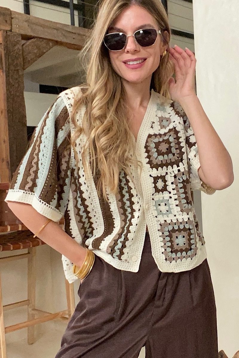 Blusa Crochet Amelia