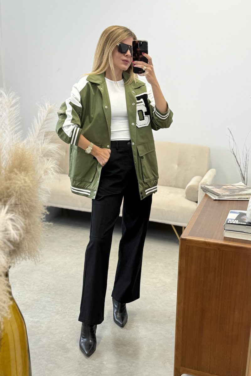 Chaqueta Kaki Jackeline