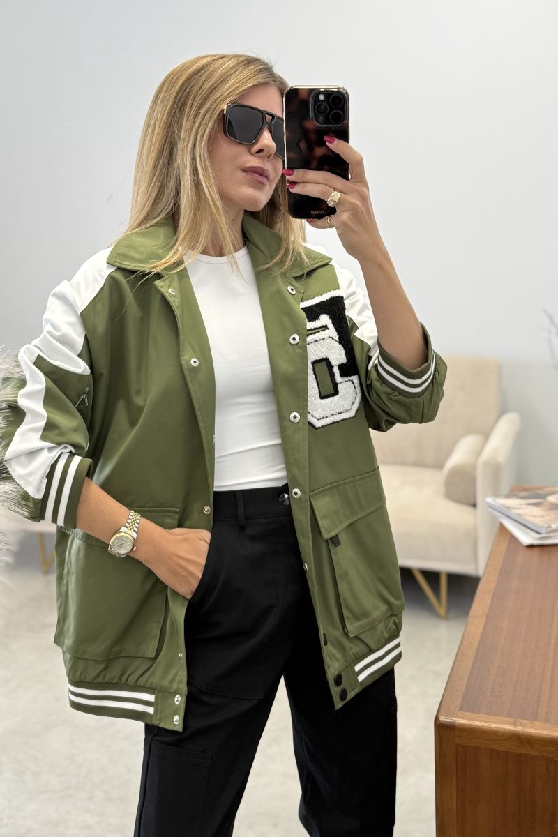 Chaqueta Kaki Jackeline