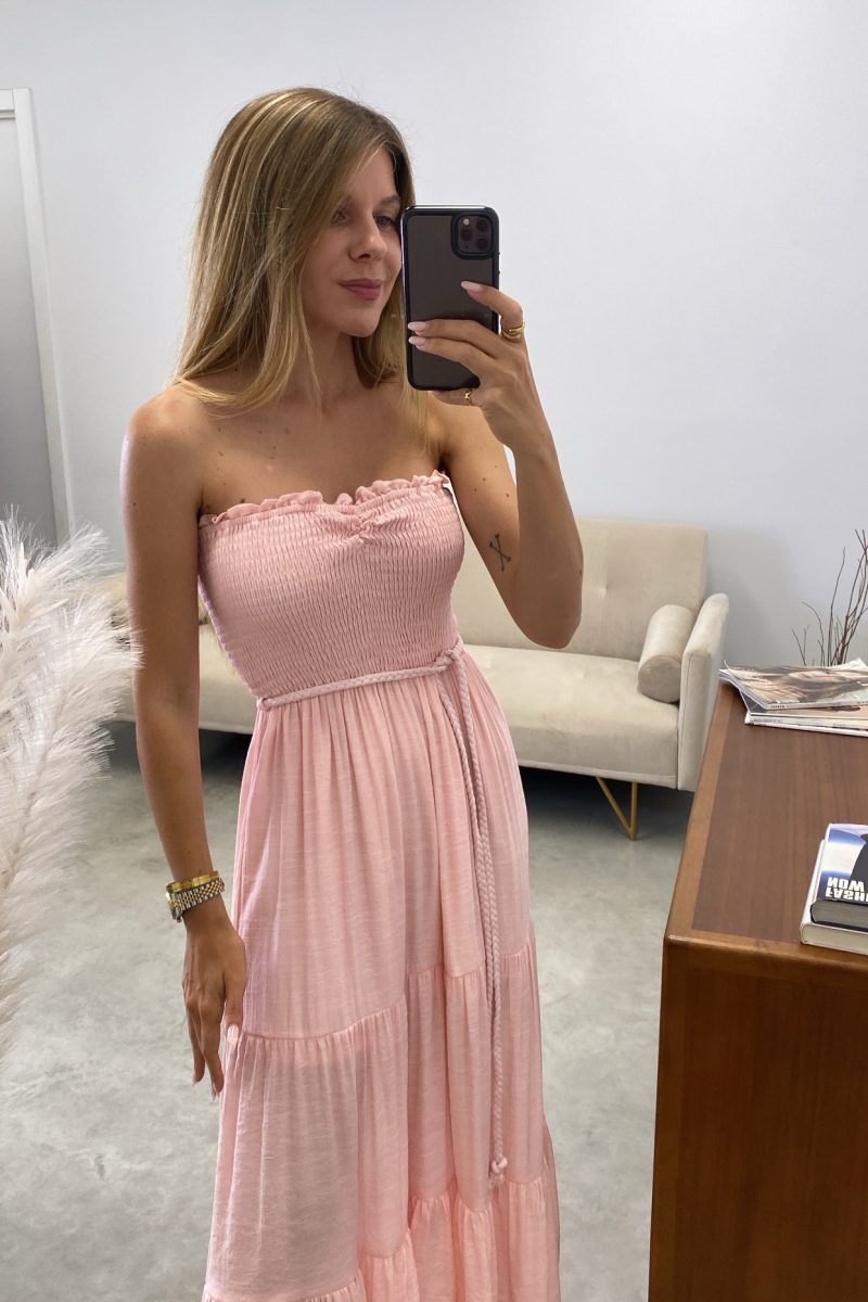 Vestido Rosa Angelica