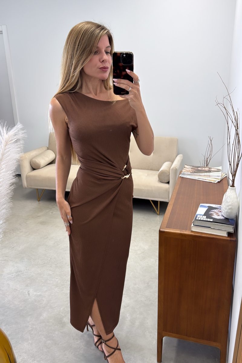 Vestido Marron Lorena