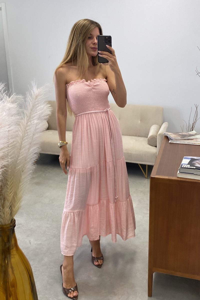 Vestido Rosa Angelica
