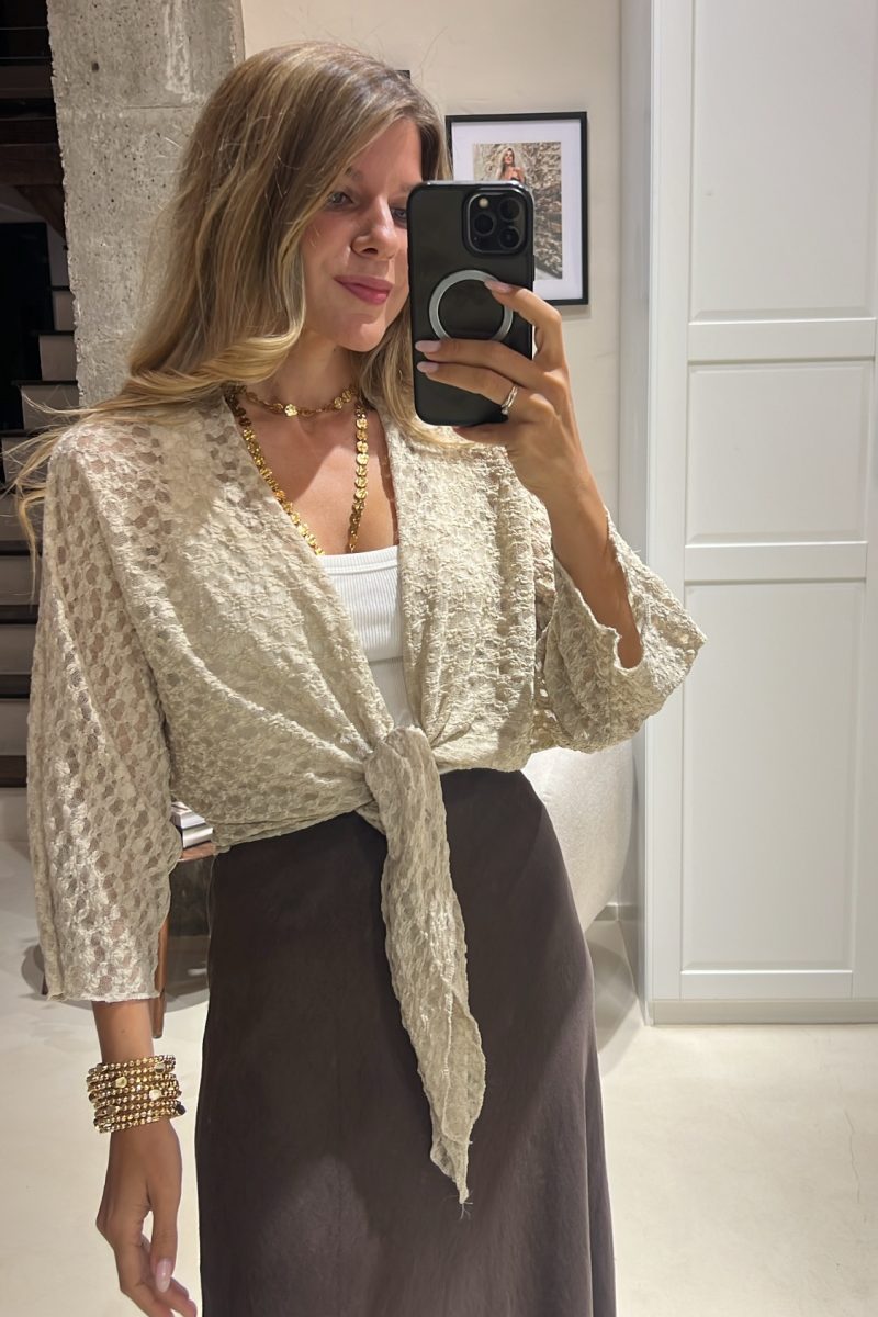 Kimono Beige Katia