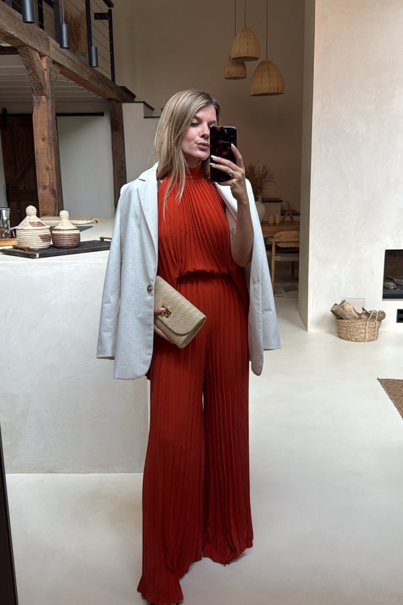 Conjunto Teja Plisado