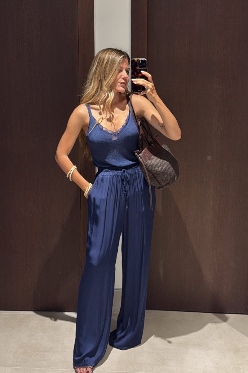 Pantalon Marino Saten