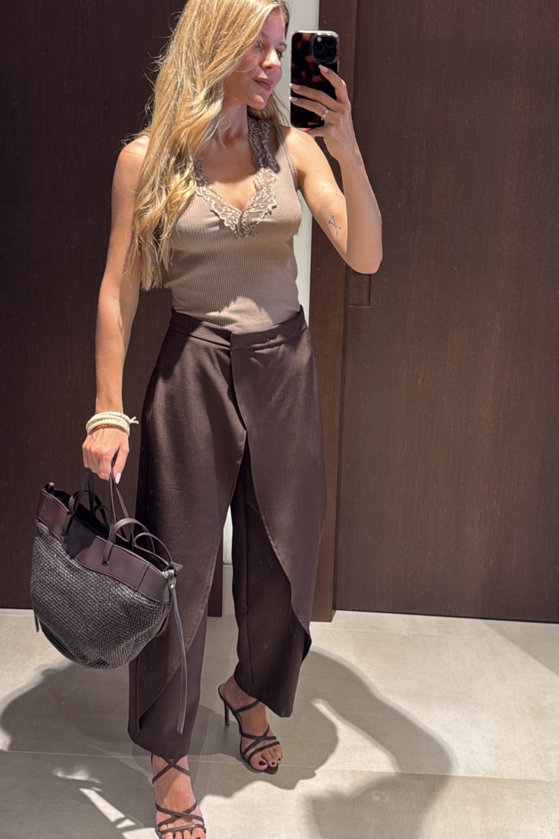 Camiseta Taupe Lucia