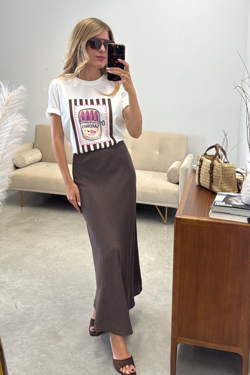 Camiseta Blanca Fish