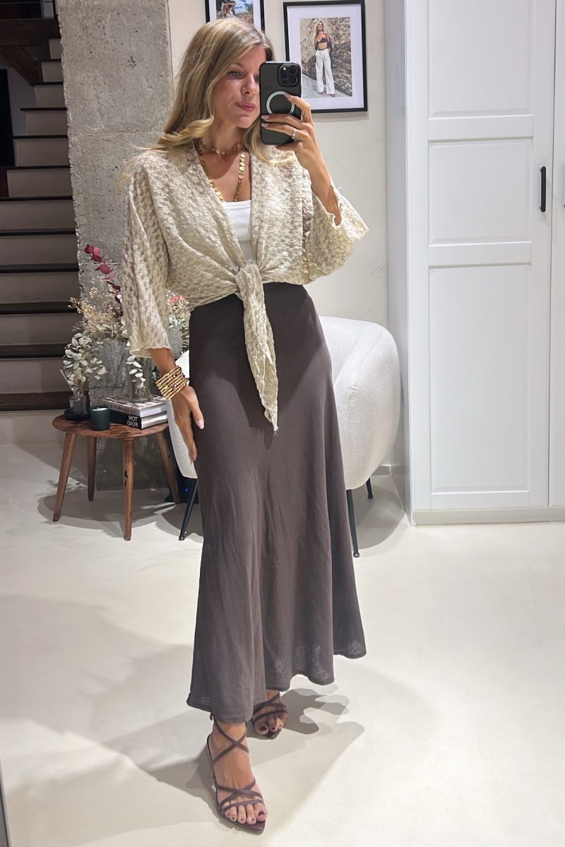 Kimono Beige Katia