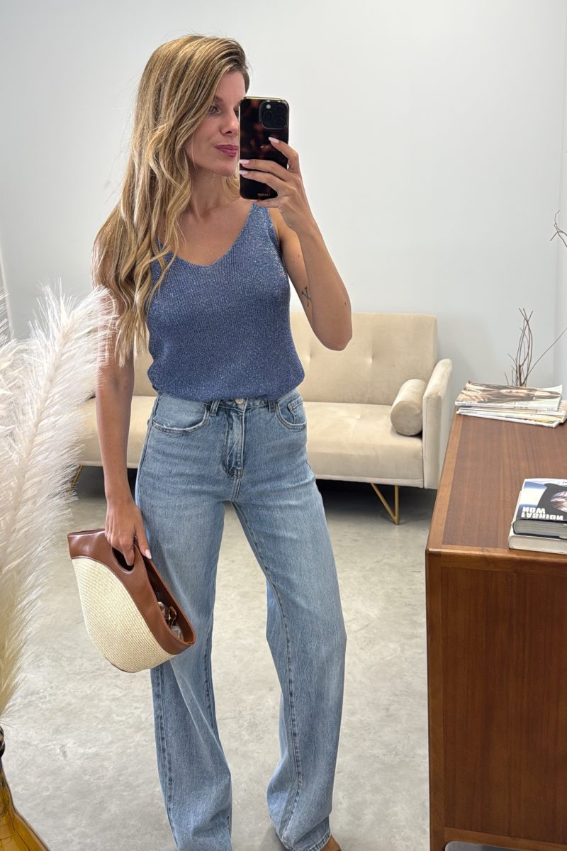 Top Azul Lux