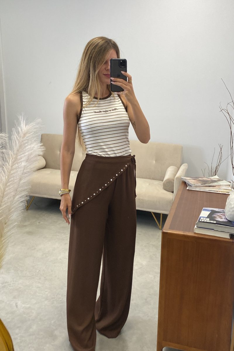 Pantalon Marron Bandana