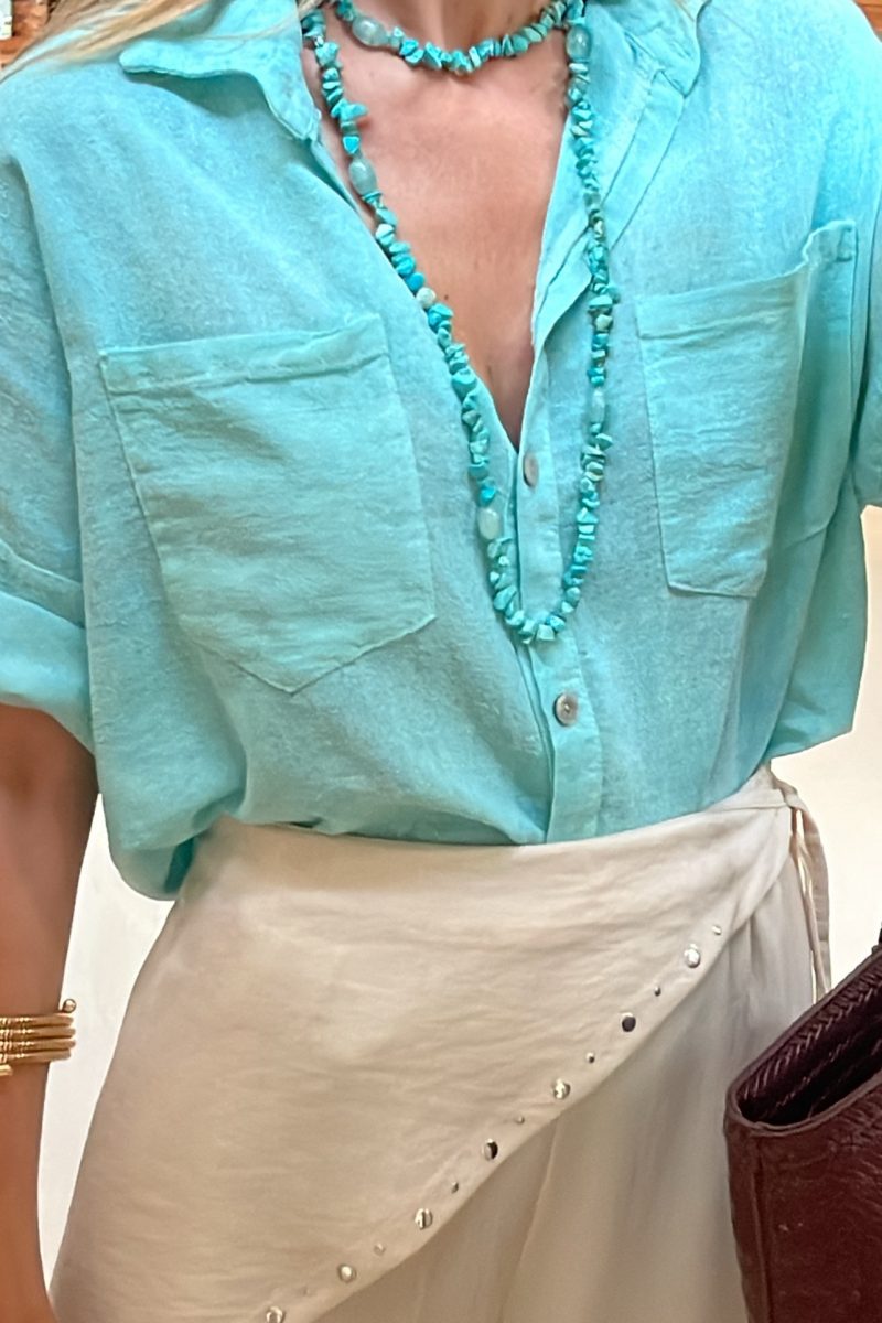 Collar Turquesa Piedra