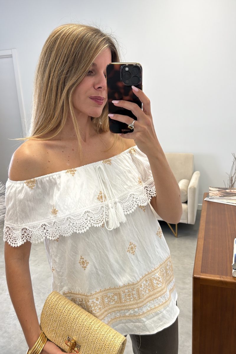 Blusa Blanca Cancun