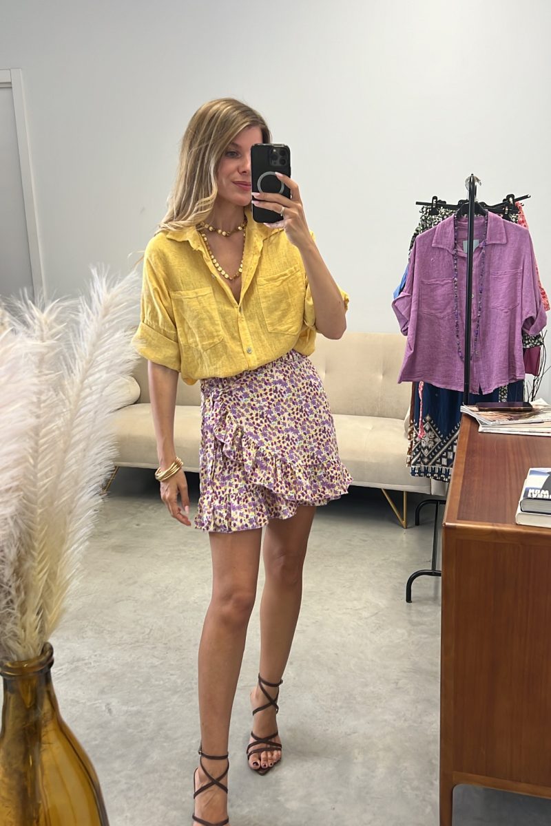 Camisa Mostaza Cotton