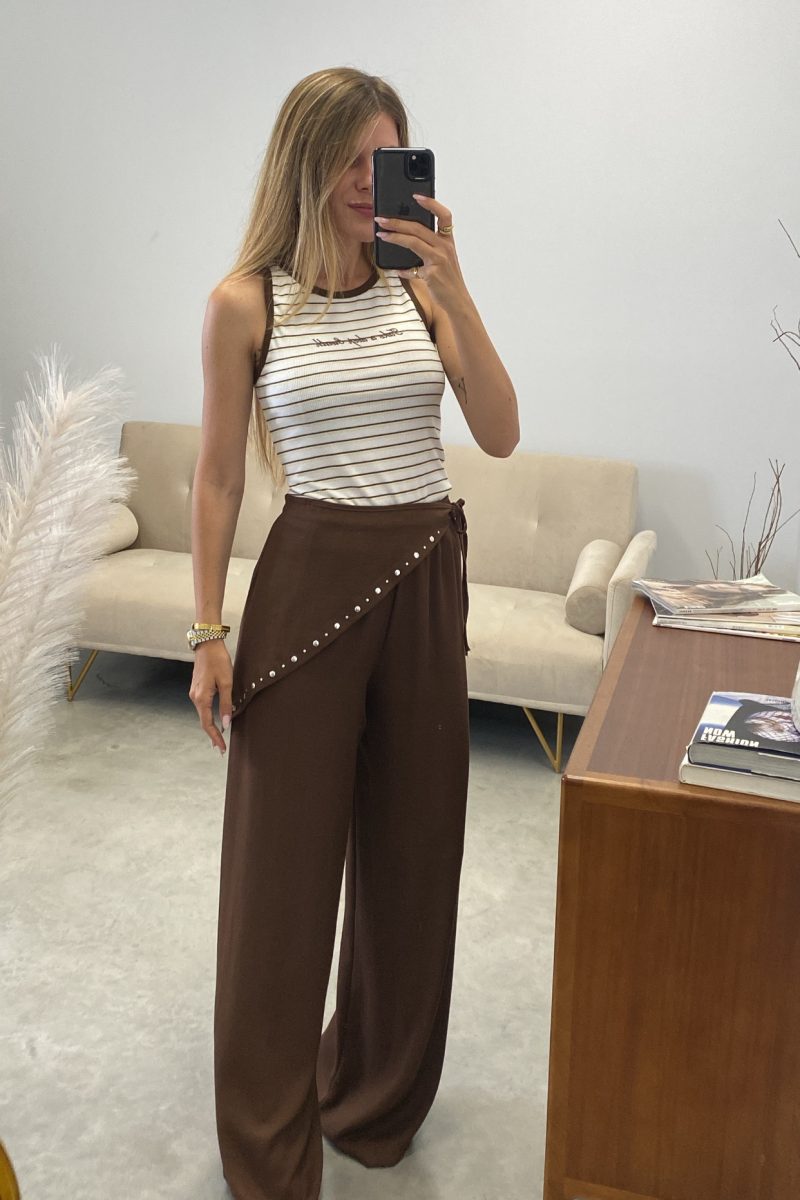 Pantalon Marron Bandana