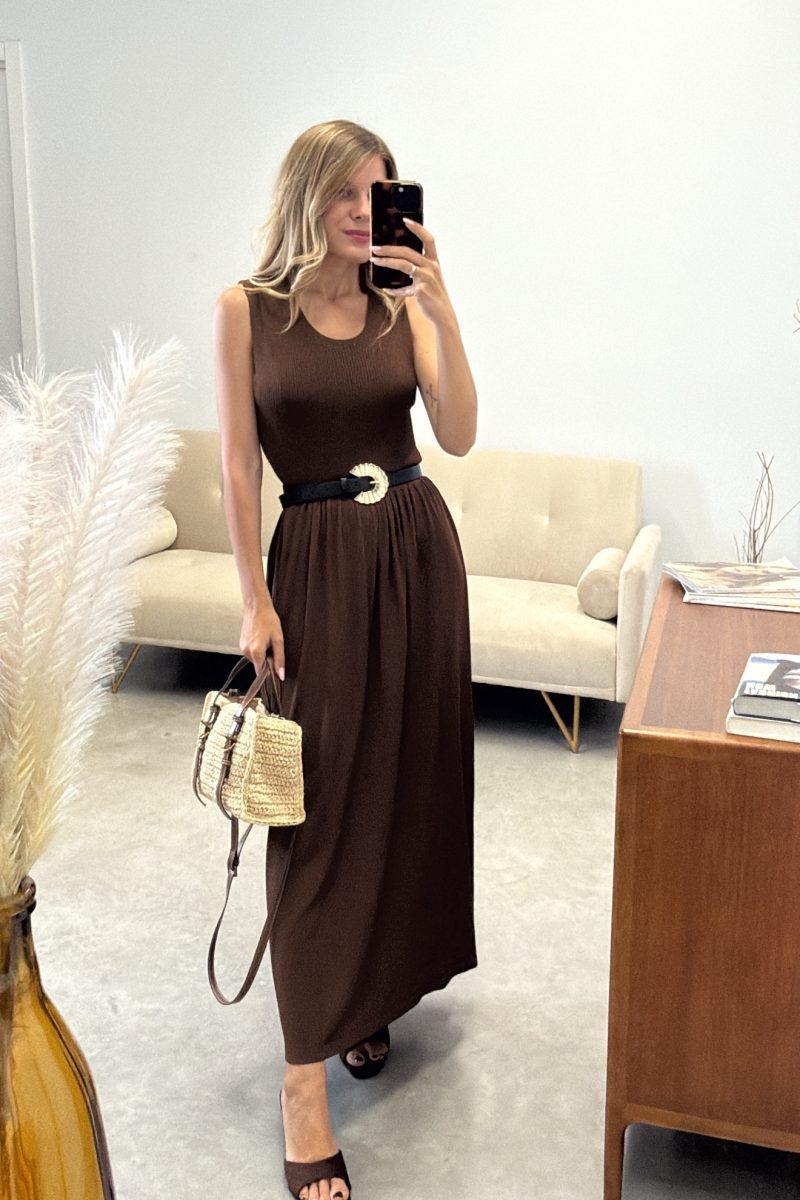 Vestido Marron Valeria