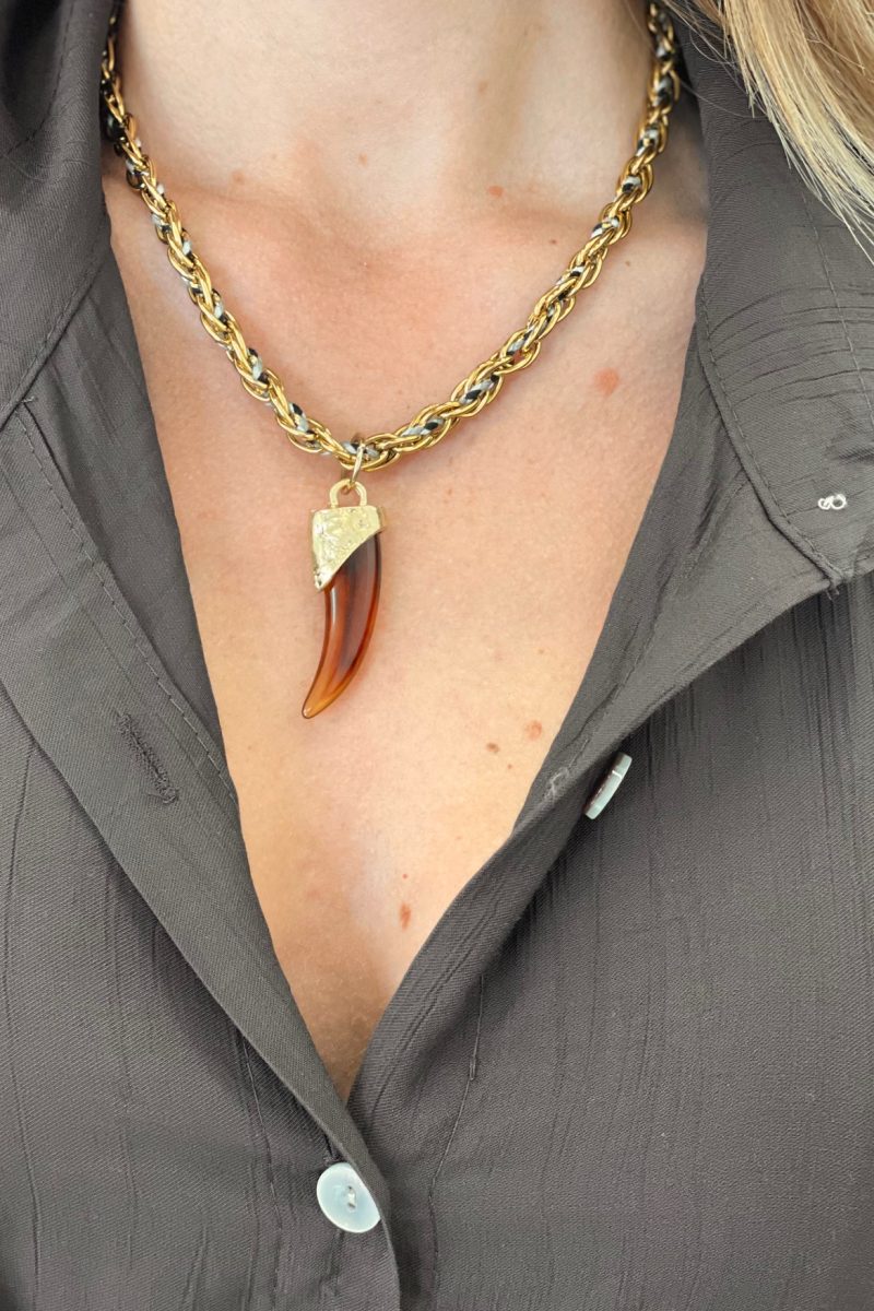 Collar Cuerno Nácar