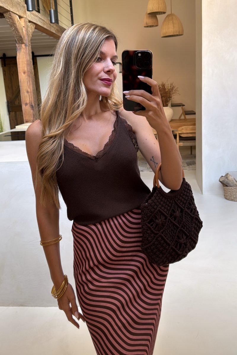 Top Marron Vittoria