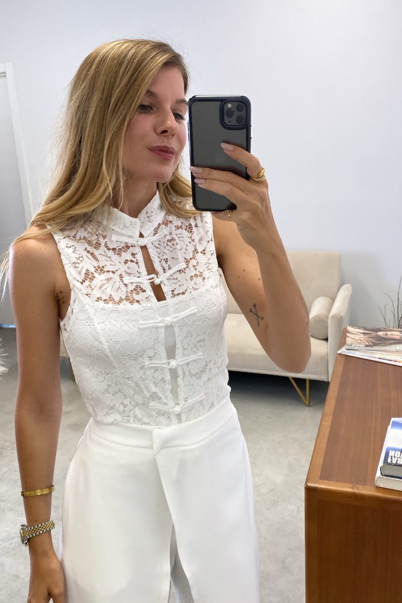 Chaleco Blanco Sakura