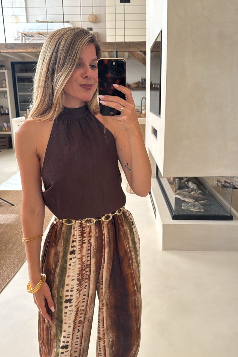 Blusa Chocolate Athenas