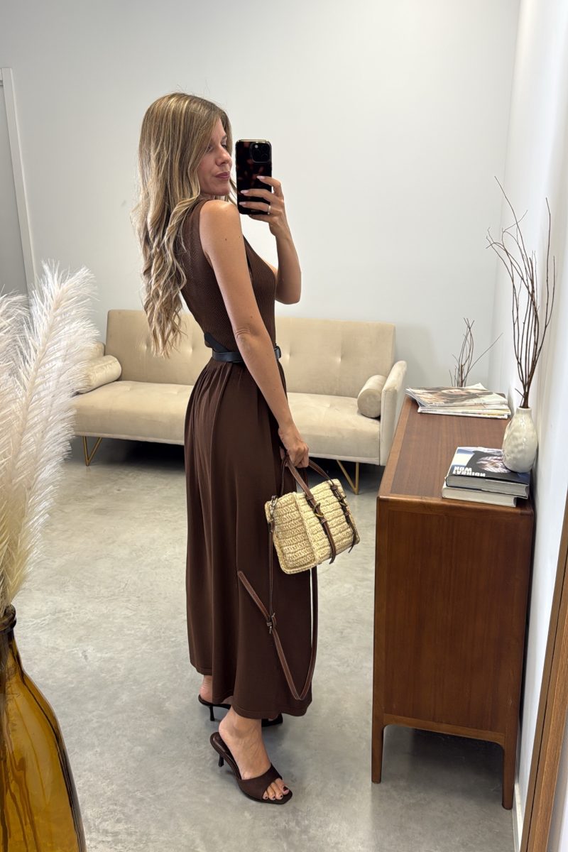 Vestido Marron Valeria