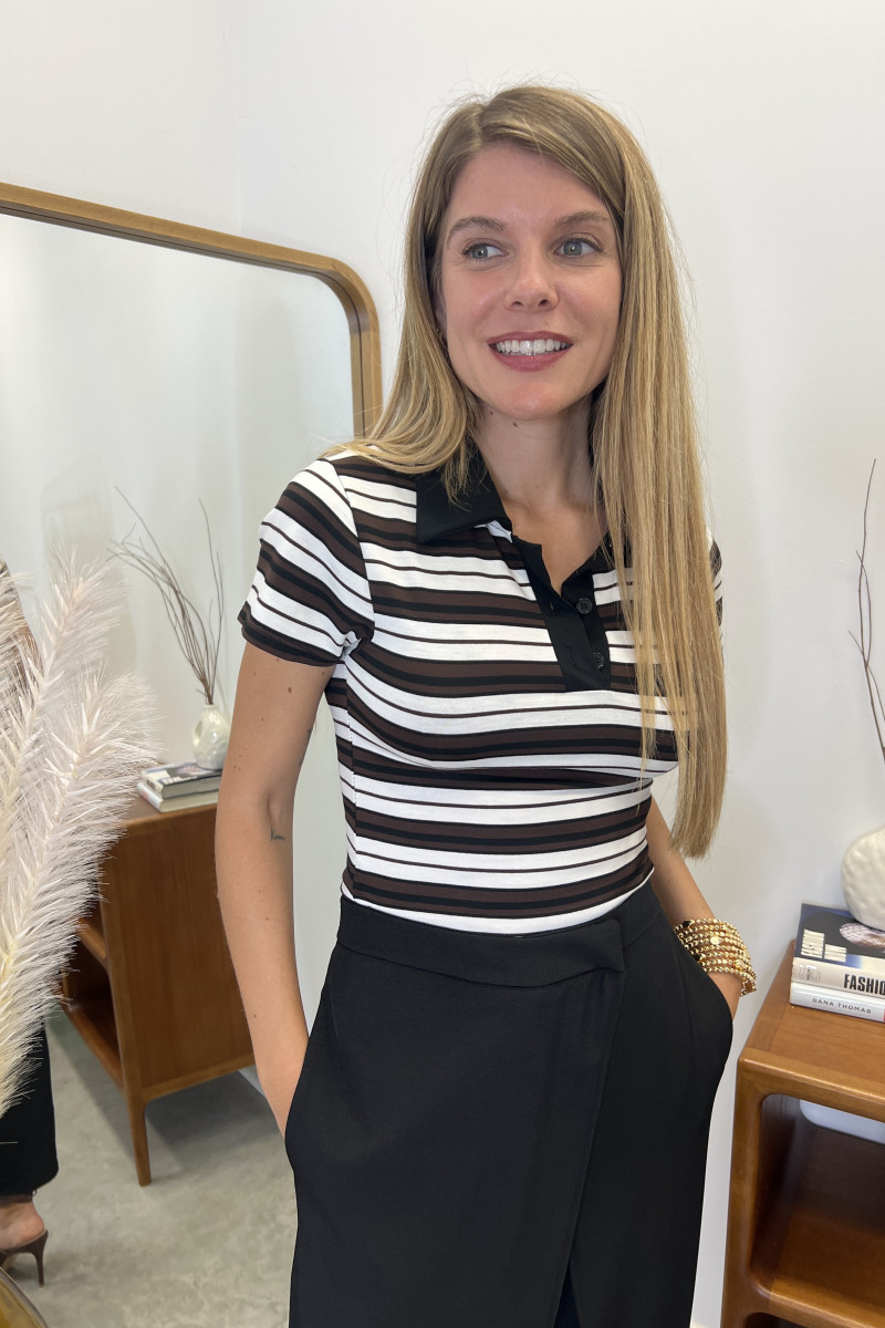 Camiseta Chocolate Polo