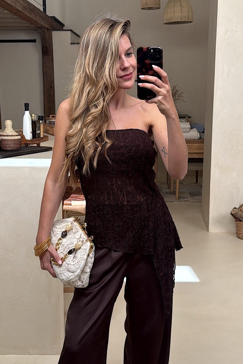 Top Marron Selena