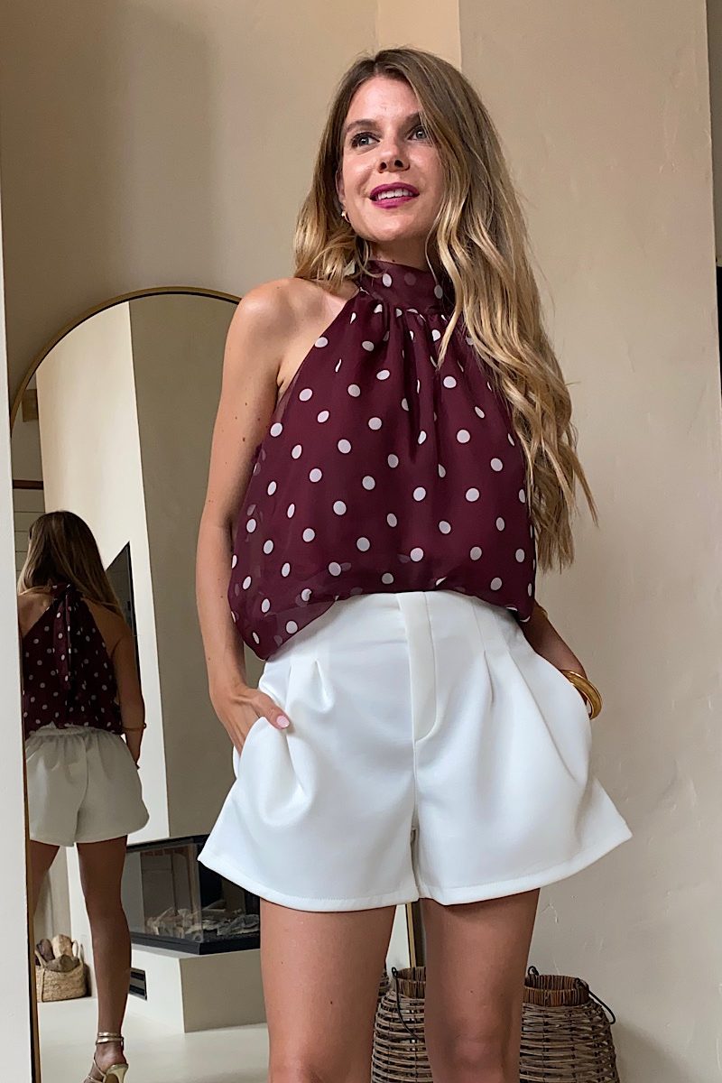 Blusa Burdeos Triana