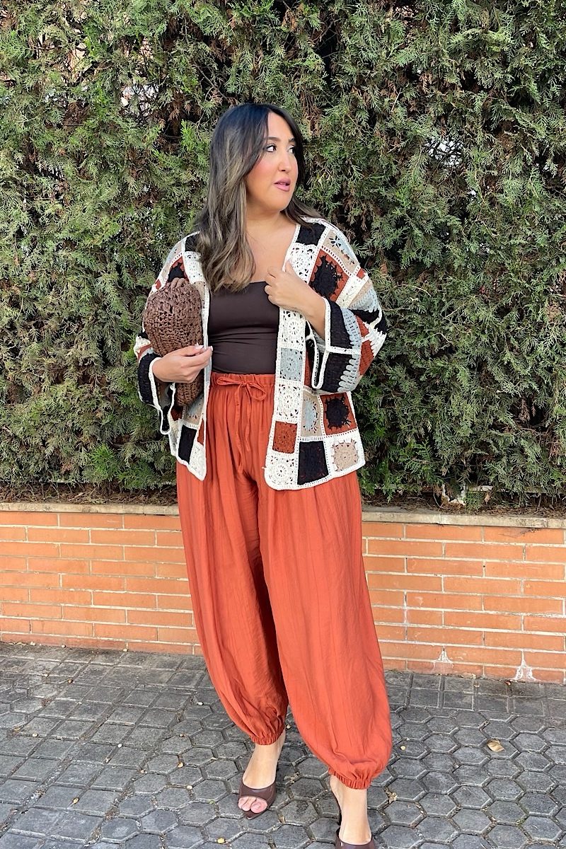 Pantalon Bombacho Teja