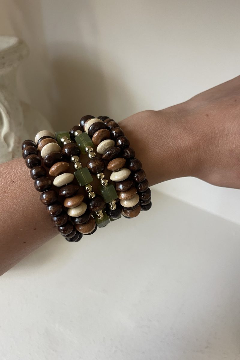 Pulsera Kaki Madera