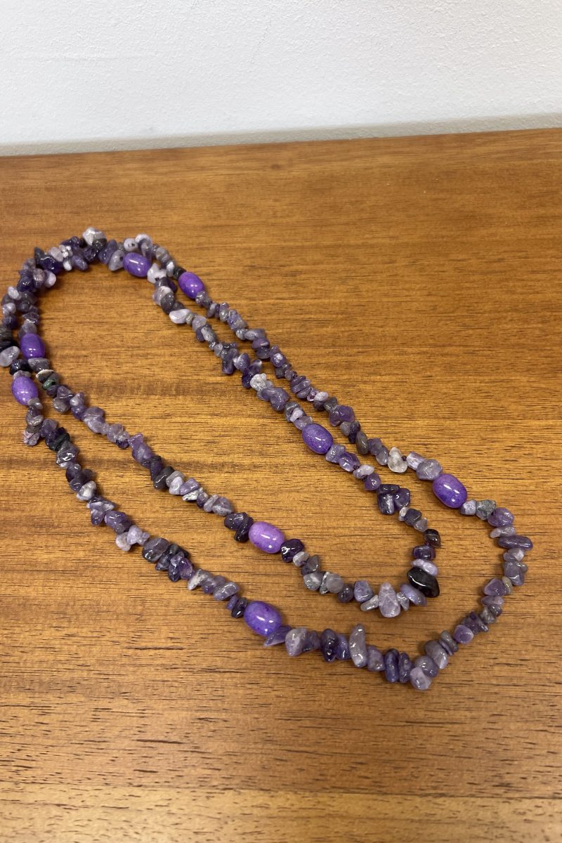 Collar Morado Piedra