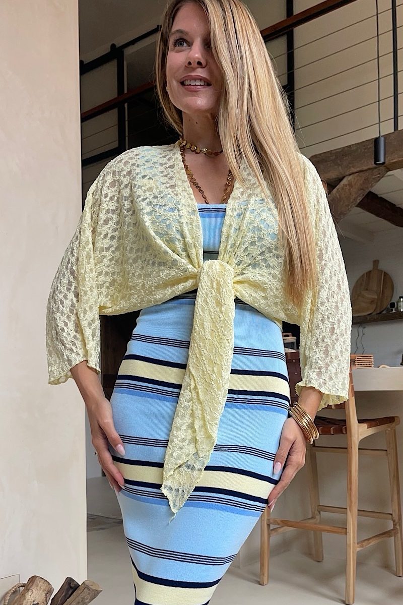 Kimono Amarillo Katia