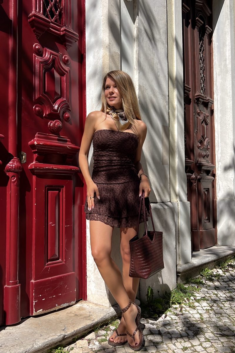 Vestido Marron Helen