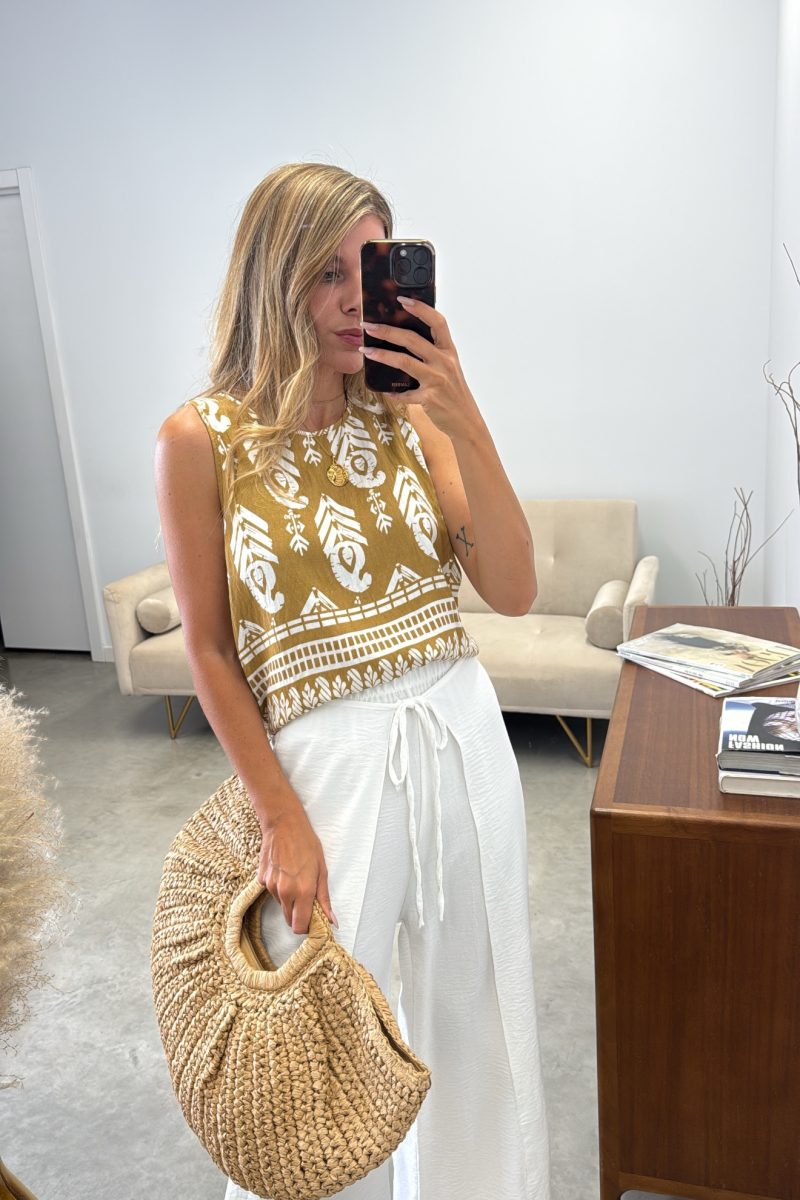Pantalon Blanco Ibiza