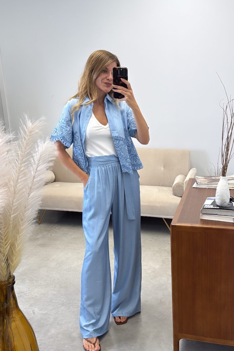 Pantalon Blue Fluido