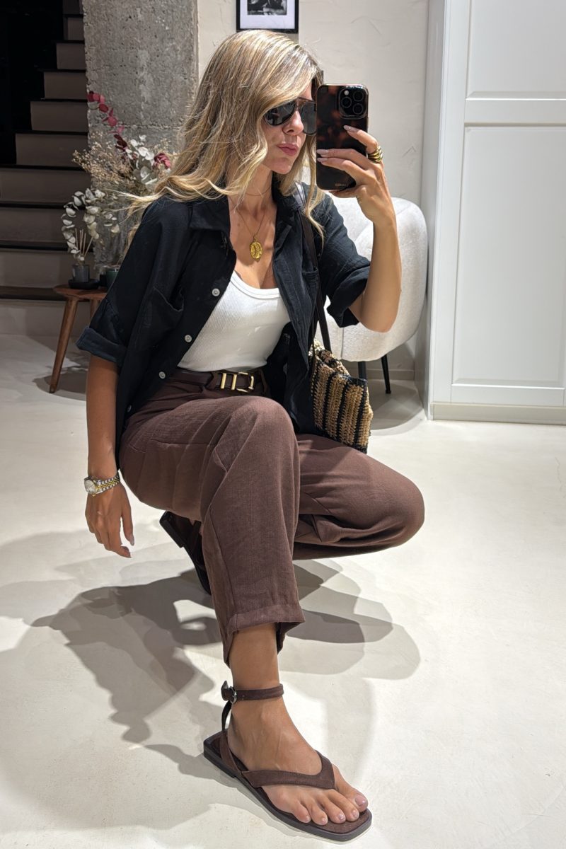 Sandalia Chocolate Marbella