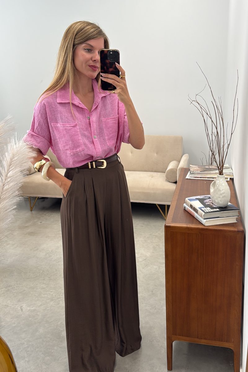 Camisa Fucsia Cotton