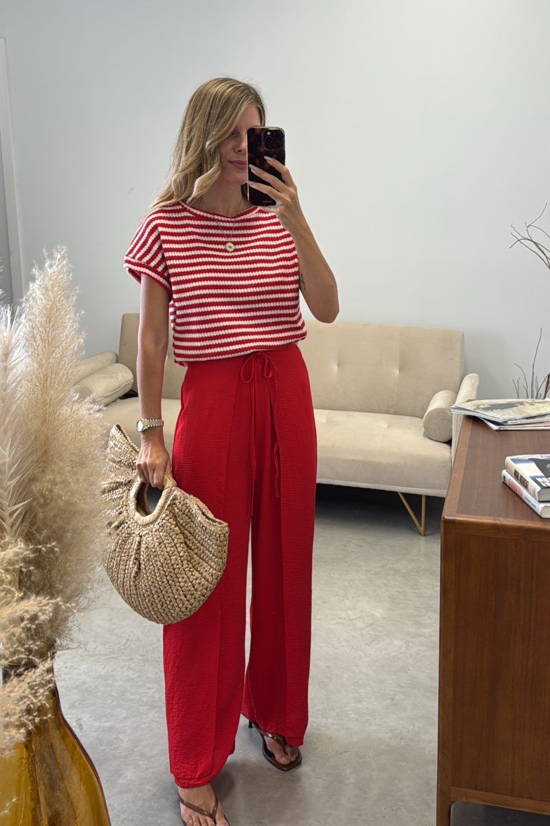 Camiseta Roja Navy
