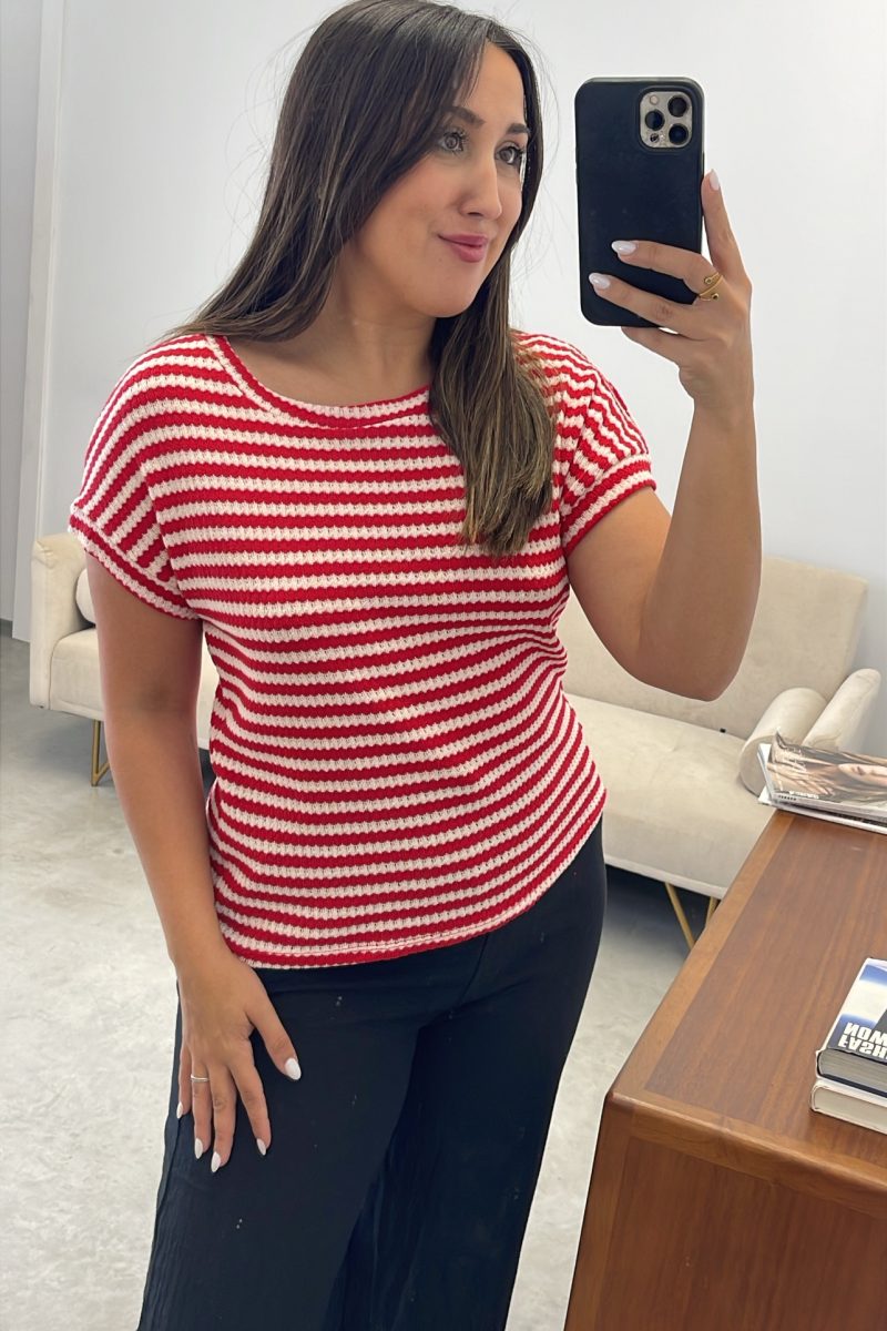 Camiseta Roja Navy