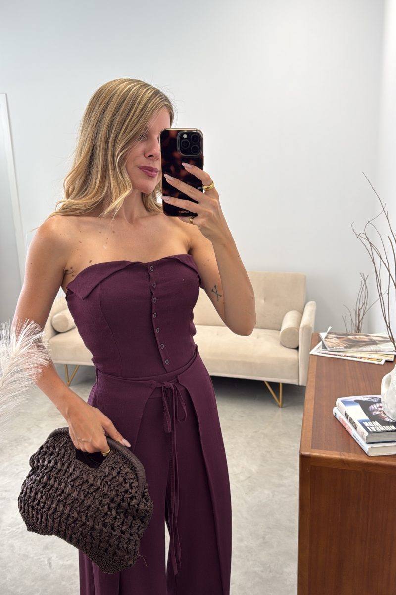 Conjunto Burgundy Sandra