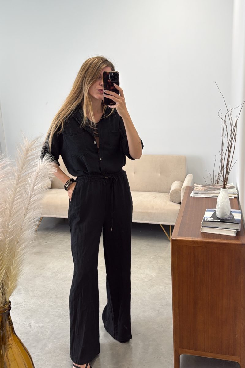 Camisa Negra Cotton