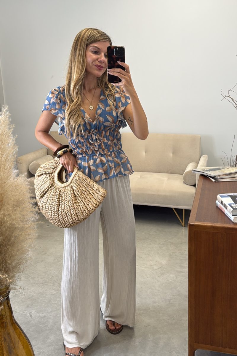 Blusa Azul Hawai