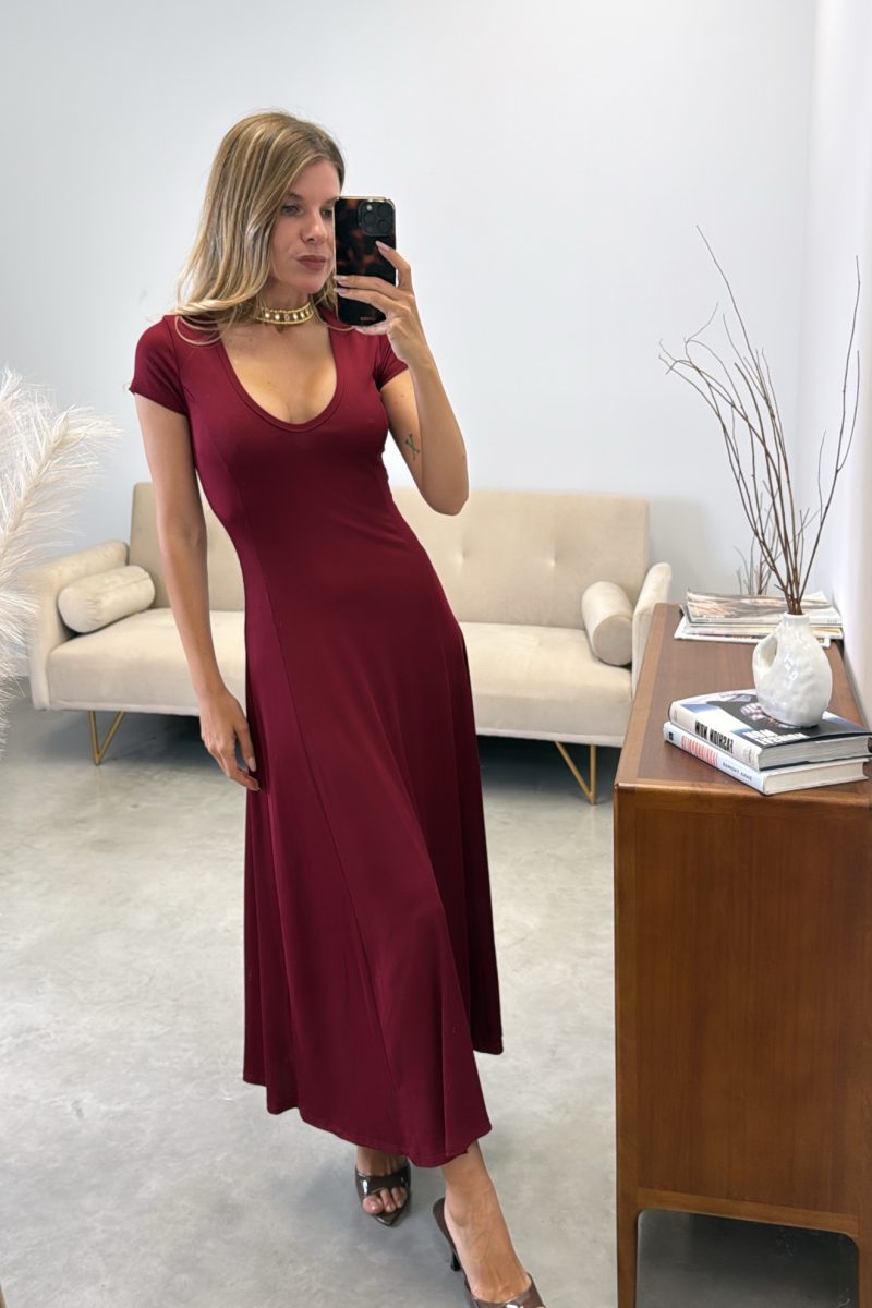 Vestido Granate Lady