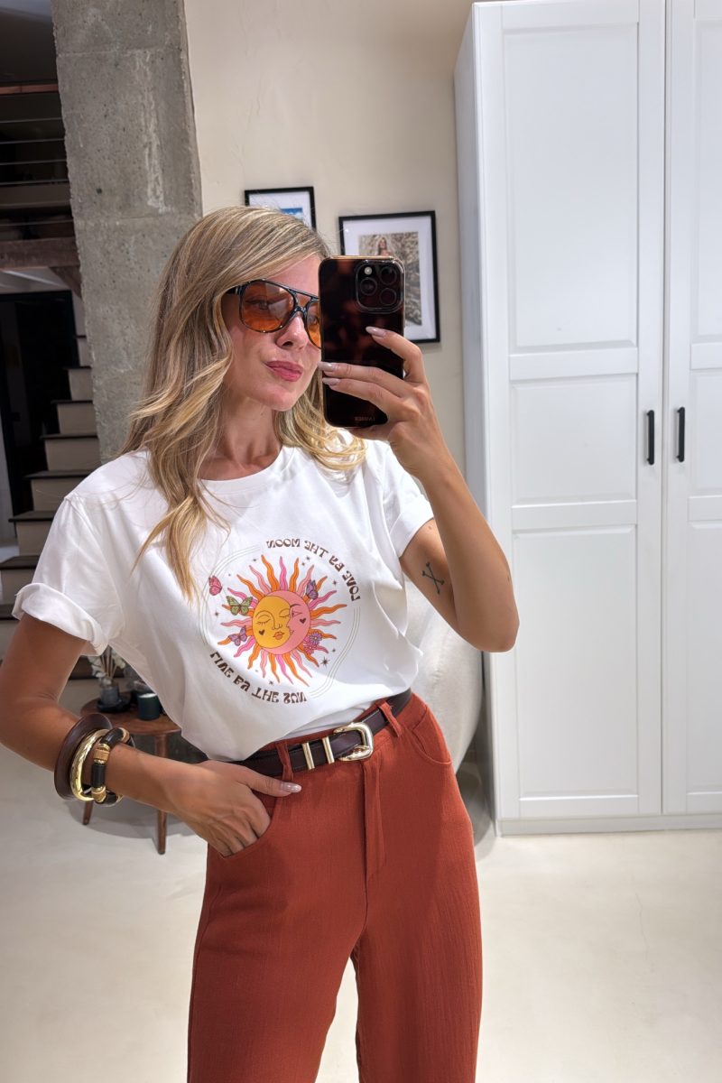 Camiseta Blanca Moon