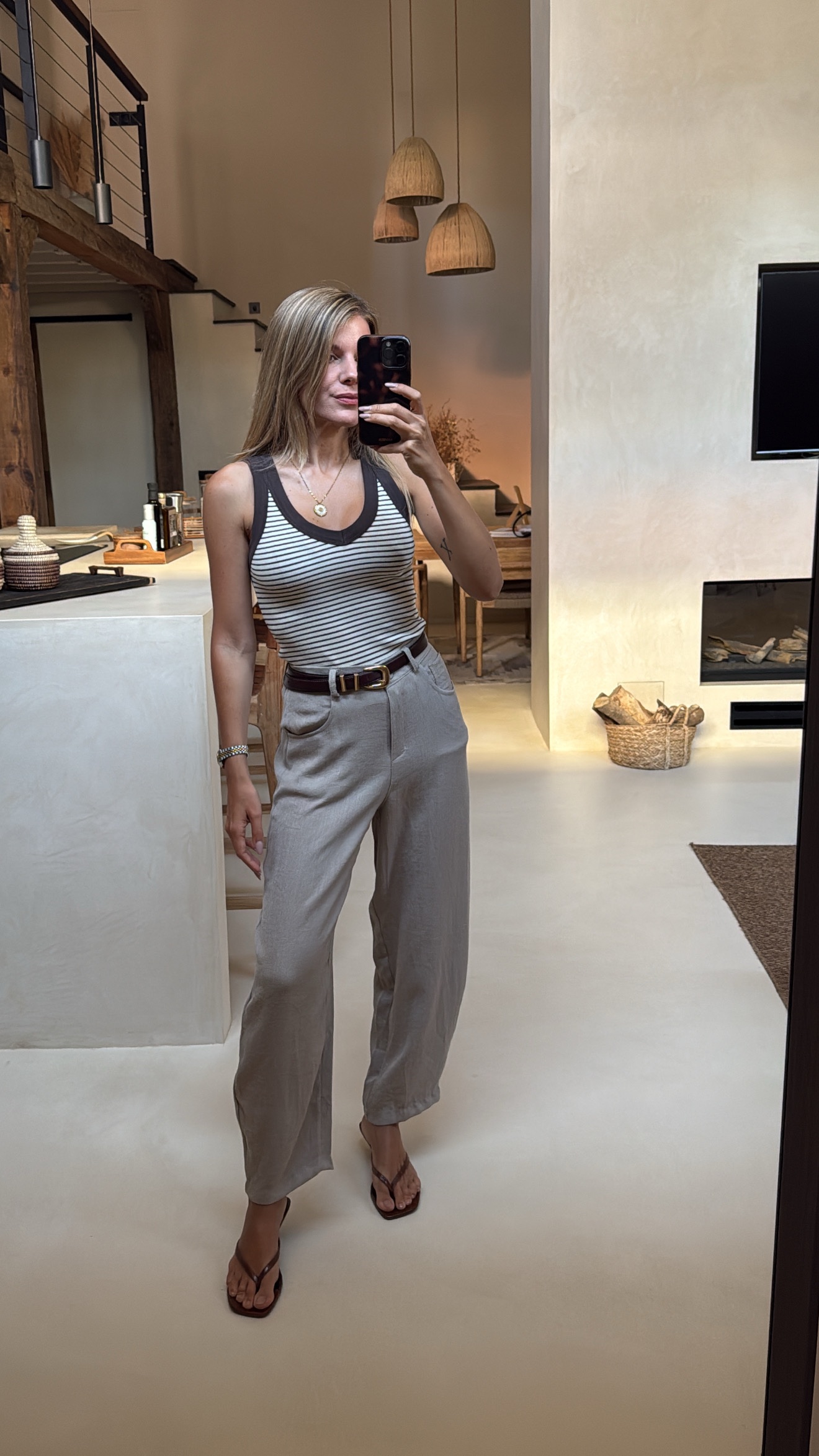 Pantalon Taupe Cannes