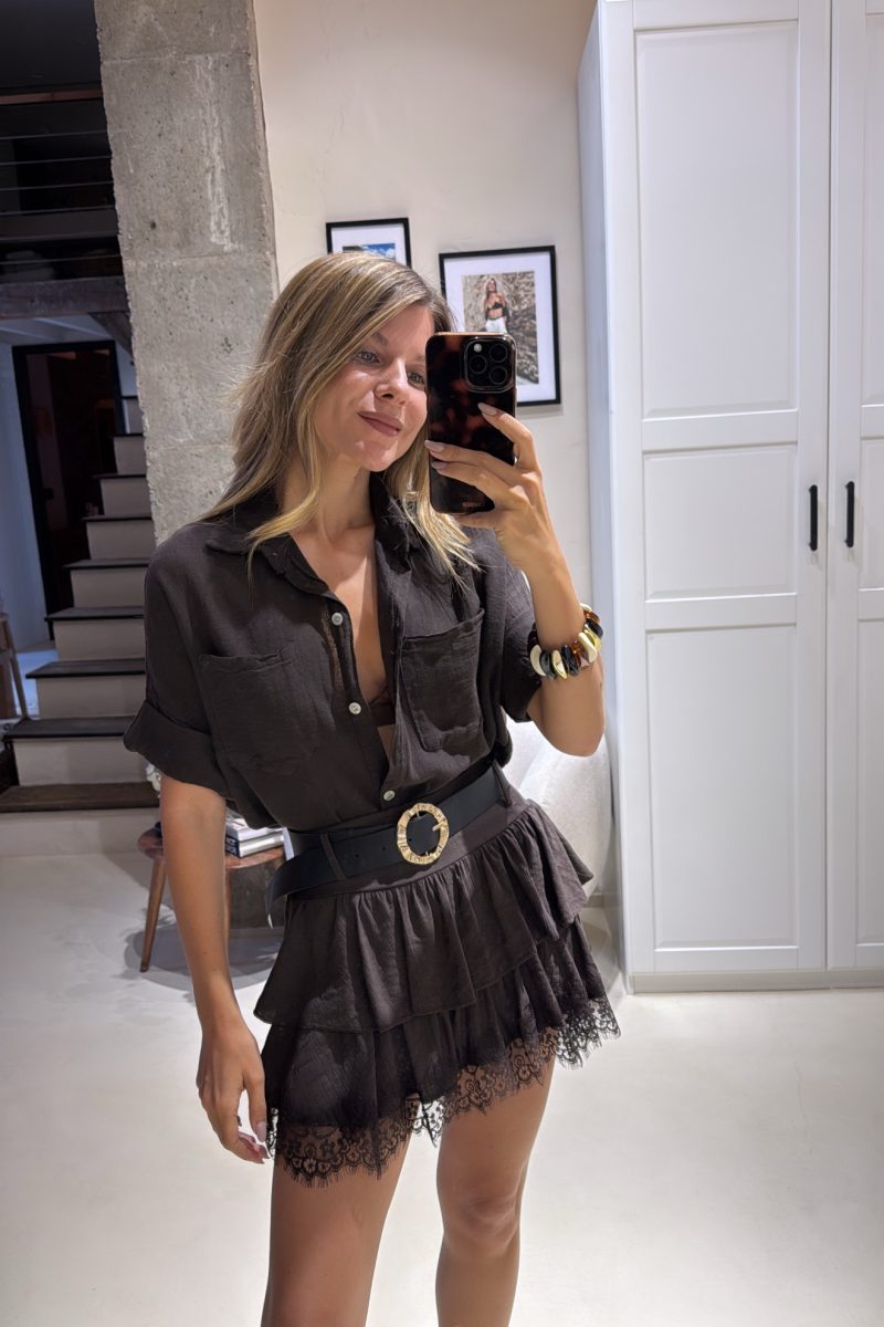 Falda Marron Eva