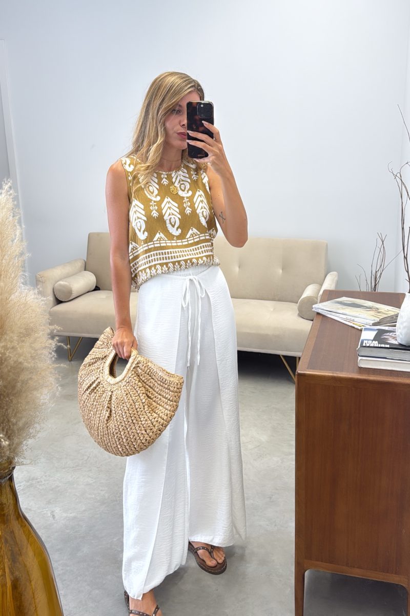 Pantalon Blanco Ibiza