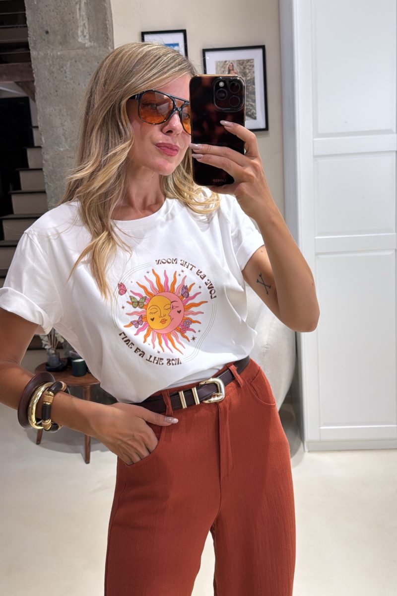 Camiseta Blanca Moon