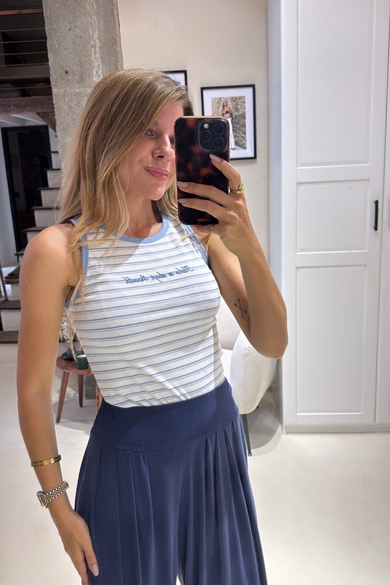 Camiseta Celeste Breathe