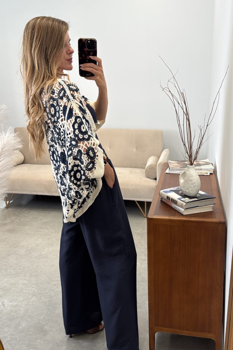 Chaqueta Blue Crochet